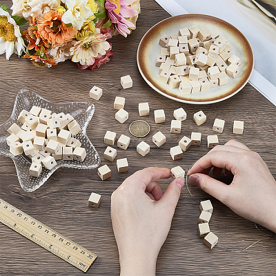 Wood Beads WOOD-SP0001-94B-1