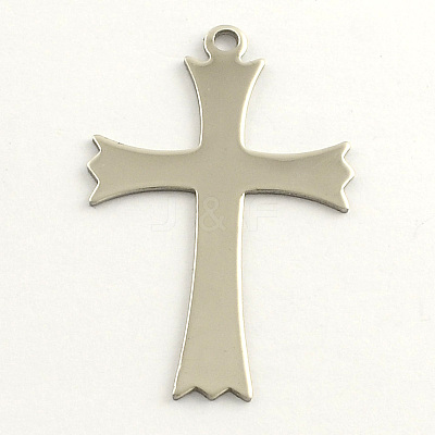 Tarnish Resistant 201 Stainless Steel Big Pendants LS-STAS-S031-08-1