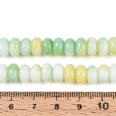 Glass Beads Strands GLAA-N059-5x8mm-45-1