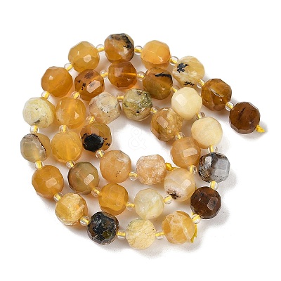 Natural Yellow Opal Beads Strands G-B125-O06-01-1