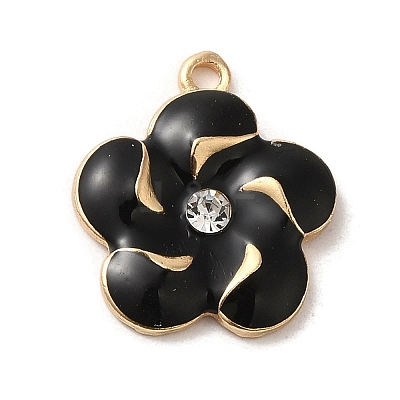 Flower Alloy Enamel Pendants LS-ENAM-A007-03KCG-03-1