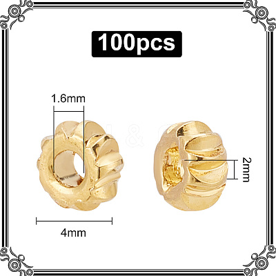 Brass Beads KK-GO0001-11-1