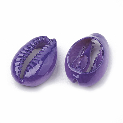 Natural Cowrie Shell Beads X-SHEL-T007-74B-1