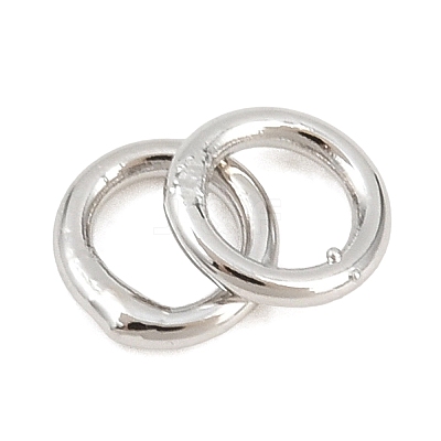 Brass Closed Jump Rings KK-D257-01P-07-1