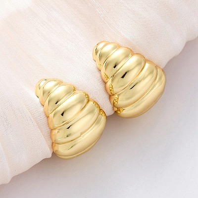 Brass Cuff Earrings EJEW-H158-22G-1