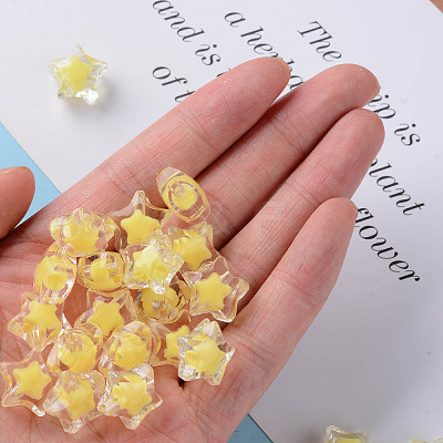 Transparent Acrylic Beads LS-TACR-S152-02A-SS2105-1