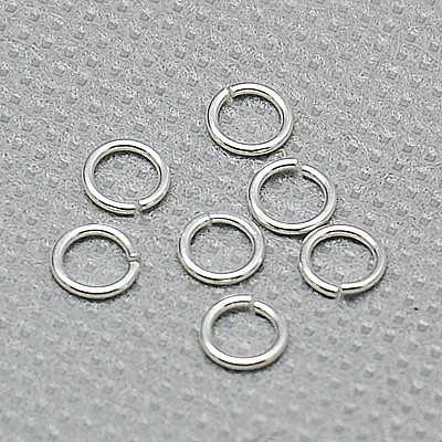 925 Sterling Silver Open Jump Rings STER-A005-28-1