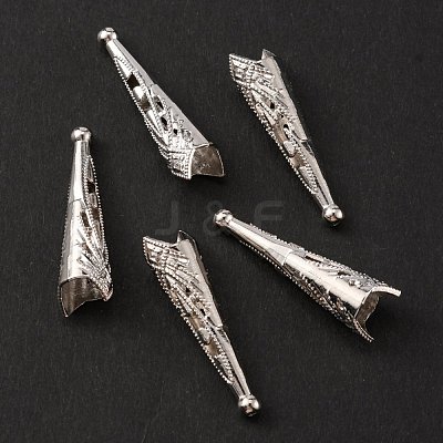 Alloy Cord End FIND-WH0046-90C-1