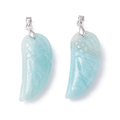 Natural Amazonite Pendants G-I314-01P-01-1