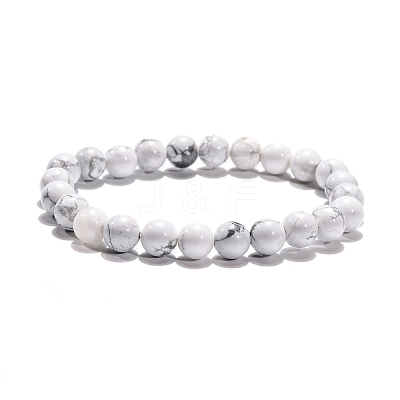 Natural Gemstone Stretchy Bracelets BJEW-G073-12-1