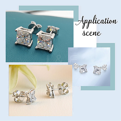 925 Sterling Silver Ear Nuts STER-BBC0009-09-1