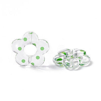 Transparent Acrylic Beads OACR-C009-06F-1