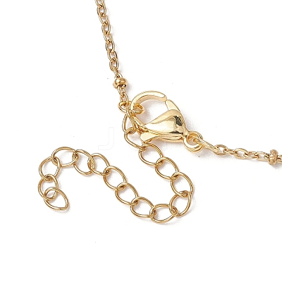 Round Natural Cultured Freshwater Pearl Pendant Necklaces NJEW-JN04966-1