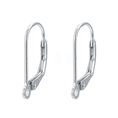 925 Sterling Silver Leverback Earrings Findings STER-M017-01S-1