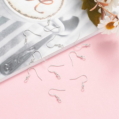 304 Stainless Steel Earring Hooks STAS-T031-17S-1