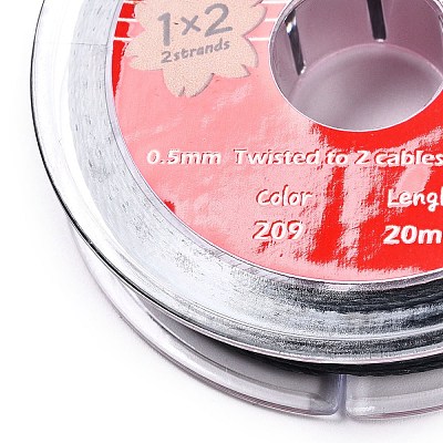 2-Ply Round Waxed Cotton Thread Cords YC-T004-01A-05-1