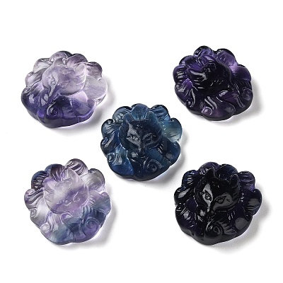 Natural Fluorite Cabochons G-M416-02-1