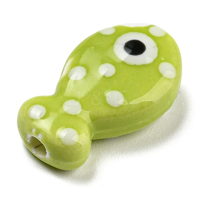 Handmade Porcelain Beads X-PORC-C001-01E-1