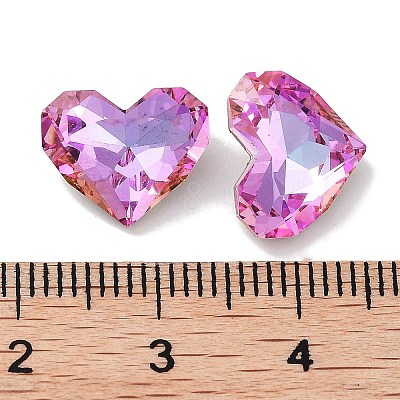 Glass Rhinestone Cabochons RGLA-G020-04C-D502-1