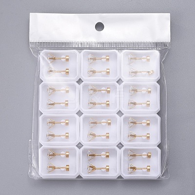 304 Stainless Steel Earlobe Plugs STAS-I113-24G-1