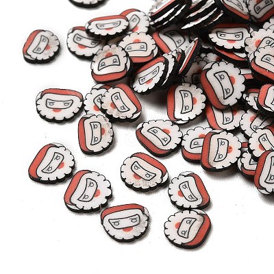 Christmas Theme Handmade Polymer Clay Cabochons CLAY-P002-02C-1
