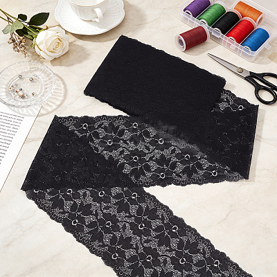 Spandex Lace Ribbon OCOR-WH0105-234A-1