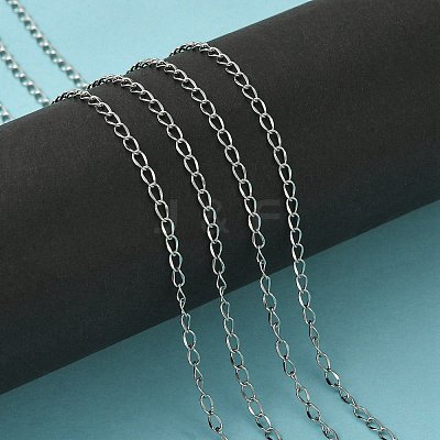 Tarnish Resistant 304 Stainless Steel Twisted Chains CHS-H007-61B-1
