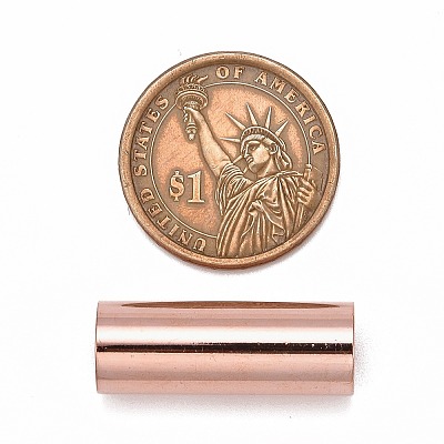 Brass Tube Beads LS-KK-E774-81RG-1