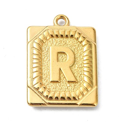 Ion Plating(IP) 304 Stainless Steel Pendants STAS-U033-01G-R-1