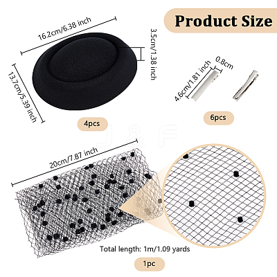 Cloth Hat Decoration Set AJEW-OC0005-30-1