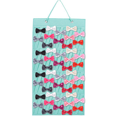 Soft Felt Large Capacity Hair Clips Storage Hangers AJEW-WH0332-92A-1