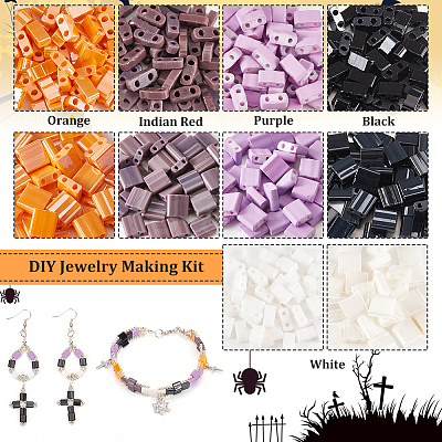 DIY Halloween Tile Bracelet Making Kit DIY-NB0008-72-1