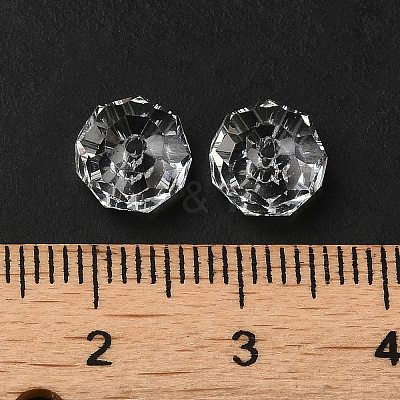 Transparent K9 Glass Beads GLAA-E048-01B-1