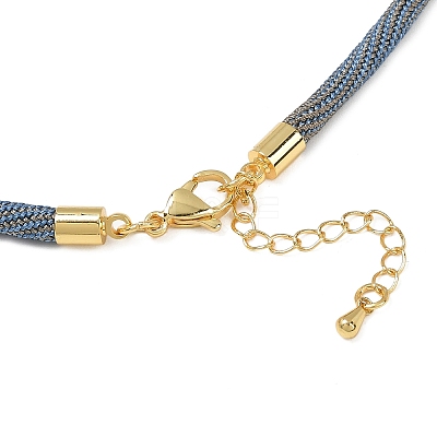 4MM Round Nylon Cotton Cord Necklaces Making NJEW-C106-02G-1