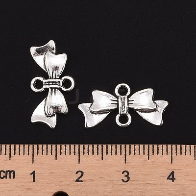 Bowknot Alloy Links connectors EA11930Y-1