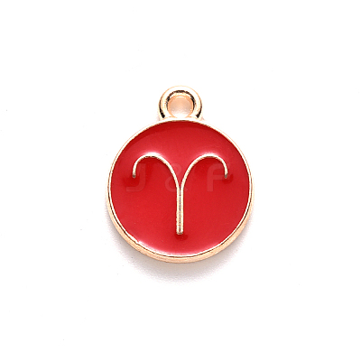 Alloy Enamel Pendants LS-ENAM-S124-01B-07A-1