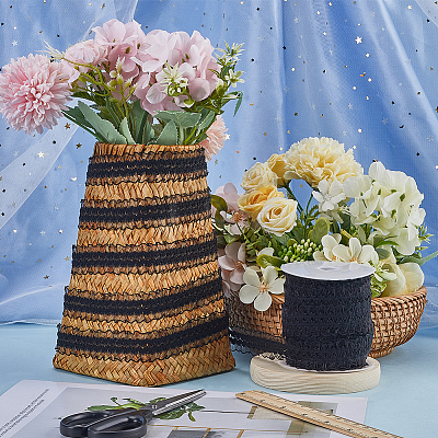 1 Roll Knitted Fish Line Nylon Elastic Lace Trim OCOR-GF0003-72B-1