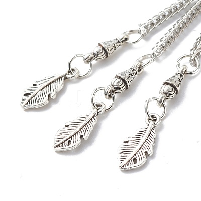 Tibetan Style Alloy Curb Chain Tassel Big Pendants FIND-I025-01F-1
