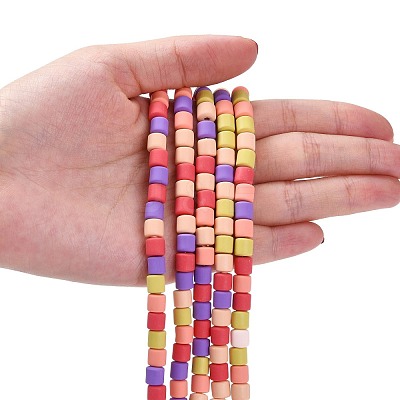 Polymer Clay Bead Strands CLAY-T001-C29-1