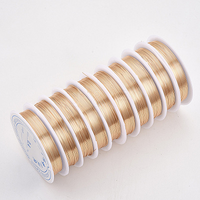 Round Copper Jewelry Wire CWIR-Q006-0.5mm-KC-1