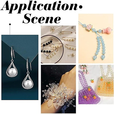 Acrylic & Glass Round Beads CCG-PH0001-03-1
