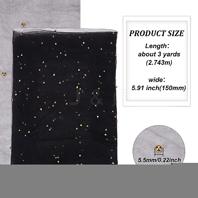 Nylon Tulle Mesh Fabric DIY-WH0410-71A-1