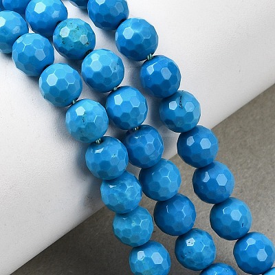 Natural Magnesite Beads Strands G-P598-E-10mm-02-1