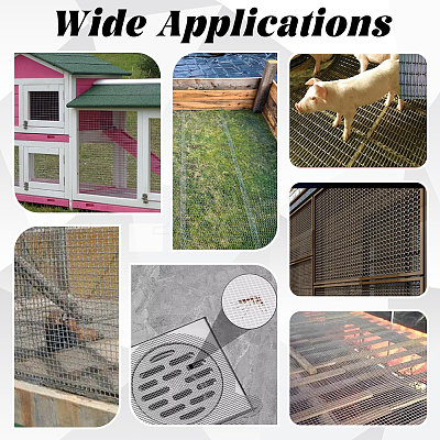1 Roll 304 Stainless Steel Woven Wire Mesh AJEW-PH0006-79-1