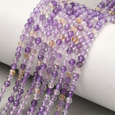 Natural Ametrine Beads Strands G-K407-A01-3mm-1