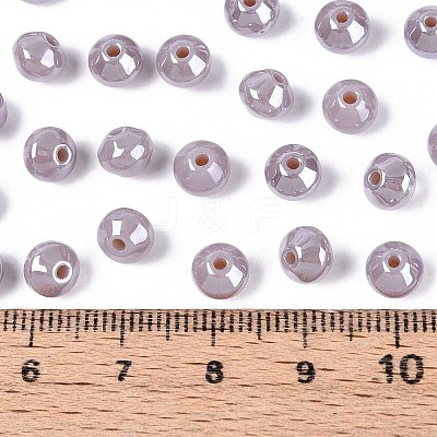 Opaque Colours Glass Seed Beads SEED-N007-34J-1