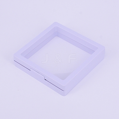 Polyethylene(PE) 3D Floating Frame Display Holder ODIS-WH0006-03B-02-1