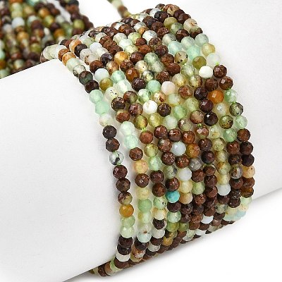 Natural Chrysoprase Beads Strands G-RM250104-B6-1