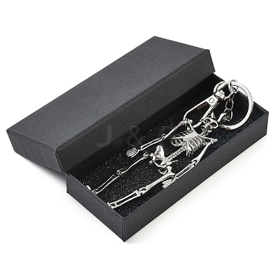 Alloy Pendant Keychain SKUL-PW0002-057P-1