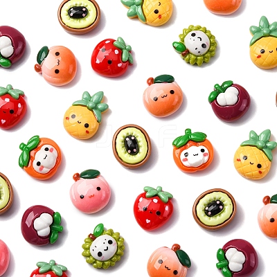 50Pcs Opaque Cartoon Resin Cabochons CRES-FS0001-19-1
